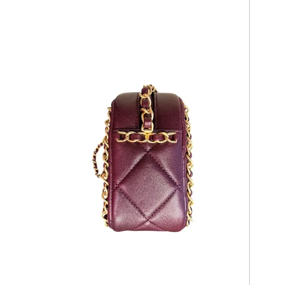 Chanel Small Camera Case in Burgundy